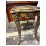 NO RESERVE. VERY HEAVY SIDE TABLE.  Approx 60 lbs.