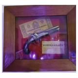 Flintlock Pistol in Display Case