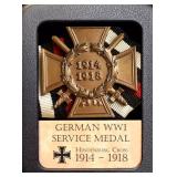 RARE Original German WW1 Service Medal