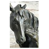Horse & Foal Bronze Equestrian Original Milo