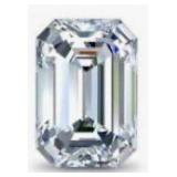 RESERVE. 2.64 Ct Lab Grown Emerald cut Diamond