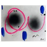 Joan Mirï¿½  Mixed media Drawing on paper