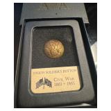 Civil War uniform button