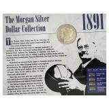 SCARCE Circa 1891 U.S. Silver Dollar with cert