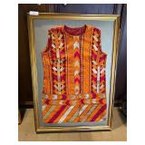 VINTAGE Framed Silk Handmade Vest