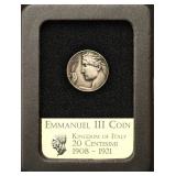 King Emanuele III Nickel Coin Kingdom of Italy