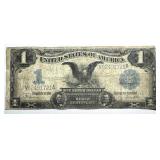 SCARCE CIRCA 1899 "BLACK EAGLE" $1 Note