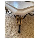 Heavy Stone and Bronze Table