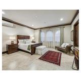 Solid wood queen size bed