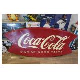 Vintage 30 year old Coca-Cola Metal Sign