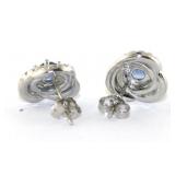 NO RESERVE.3 Ct Titanium Tanzanite Sap Earring