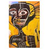 John Michael Basquiat mix Media