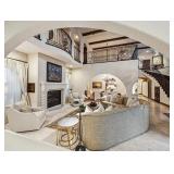 Beautiful Designer Fabric Sofa. L Shape.