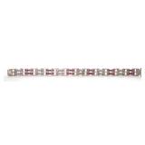FINE JEWELRY 12.90 Ct Diamond & Ruby 14K Bracelet