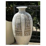Large white vase
