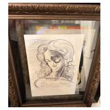 Salvador Dali sketch