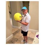 LARGE Signed tennis ball Chris Everett.