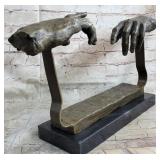 SALVADOR DALI BRONZE CREATION OF MAN