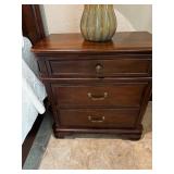 Solid wood nightstands. Times two.