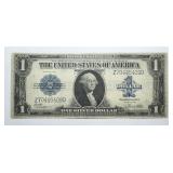 Scarce silver certificate, horse blanket note