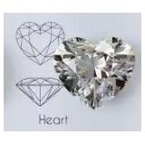 3 CT Heart Shaped Lab Grown Diamond