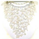 NO RESERVE 7MM to 4MM Chandelier Pearl Necklace