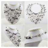 NO RESERVE 7MM to 4MM Chandelier Pearl Necklace