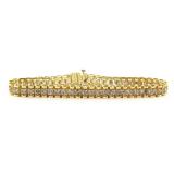 RESERVE 3.5 Ct Diamond 10 Gram 10K Bracelet