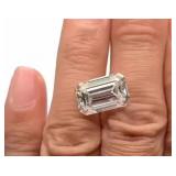 4 Carat Certified Emerald Lab Grown Diamond