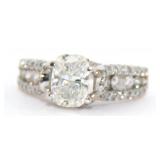 3.47 Ct Diamond 3.50 Gram 14K Ring