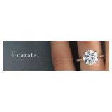 4 Carat Certified Round Lab Grown Diamond