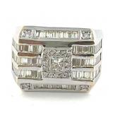 3.30 Ct Diamond 29 Gram 14K Ring