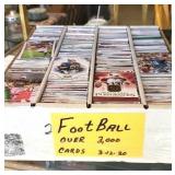 Over 3000 football cards