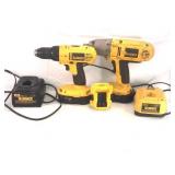 Dewalt set with adapter (works) Dewalt set with adapter (works)