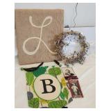 Beautiful beaded wreath and decor Beautiful beaded wreath and decor