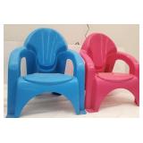 2 cute kid chairs