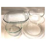 4x Pyrex 4x Pyrex