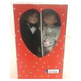 "Pam and Robert" wedding dolls