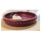2x 8" Planter Trays Red-new in box- Smith & 2x 8" Planter Trays Red-new in box- Smith &
