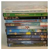 11 children movies plus wii game 11 children movies plus wii game