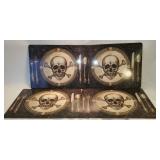 4x pirate themed placemats