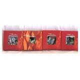 4x brand new coasters w/stands and hanger option 4x brand new coasters w/stands and hanger option