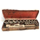Set large sockets up to 2" Set large sockets up to 2"