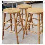 3x bar stools