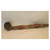 Decorative Eagle claw a peace pipe