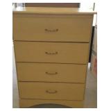 Beautiful light would 4 drawer dresser