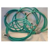 4x short garden/ lawn hoses