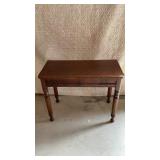 Table with hinge top