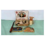 Needle packets, watches and vintage miscellaneous