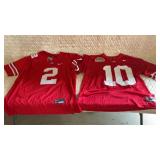 Two Ohio State University jerseys